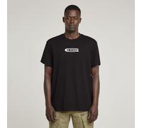G-Star Men's Old Skool Logo T-Shirt, Black (dk black D25967-C812-6484), XS