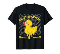 Old Skool Raver, Love Raving, Rave Flyer, Melting Duck T-Shirt