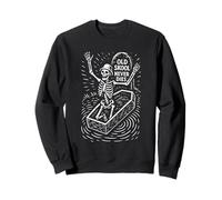 Old Skool Raver Skeleton Coffin EDM Raving Dance Festival Sweatshirt