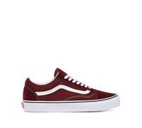 Old Skool Suede Trainers Burgundy Red