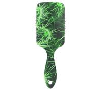 Old Slow Style Cactus Neon Green anti static brush for long hair womened head massager scalp for thick hair with Ergonomic handle cepillo para pelo rizado
