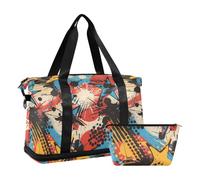 old slow style Large Travel Bags Weekender Overnight Bags Workout Bag with Adjustable Strap for Business Trips Multifunctional, old slow style, One Size