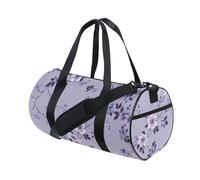Old Slow Style Violet Vanilla Floral Large Travel Bag Travel Overnight Carry on Bag Hiking Foldable
