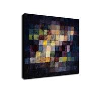 Old Sound by Paul Klee - Wrapped Framed Canvas Wall Art (18 x 18 inch / 46cm x 46 cm)