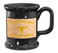 Old Southern Brass 16 Ounce Handmade Ceramic Coffee Mug - Yellowstone Dutton Ranch - American Owned & Operated Company