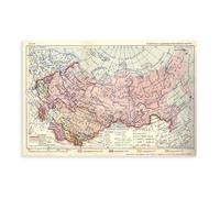 Old Soviet Union USSR Map 1939 Poster Bedroom Canvas Decor Print Wall Art Office Room Aesthetic Decor Gift Unframe 20x30inch(50x75cm)