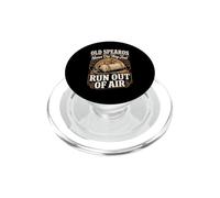 Old Spearos Never Die They Just Run Out of Air PopSockets PopGrip for MagSafe