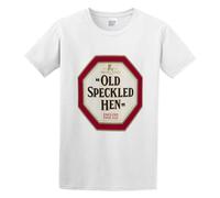 Old Speckled Hen Ale Clothing Casual Round Neck T Shirt White L
