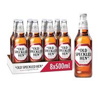 Old Speckled Hen Pale Ale Beer 8 x 500ml Bottles - Smooth Malty British Ale with Balanced Hops, Premium Full Flavoured Pale Ale Beer Case for Everyday Drinking