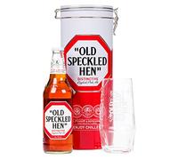 Old Speckled Hen Pale Ale & Branded Glass Gift Set in Collectable Tin by Blue Tree Gifts