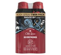 Old Spice Aluminum Free Body Spray for Men Krakengard 5.1 Oz (Pack of 2)