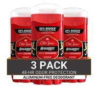 Old Spice Aluminum Free Deodorant for Men 24/7 Odor Protection 24/7 Lasting Freshness Red Collection Swagger with Cedarwood Scent 3.8 oz (Pack of