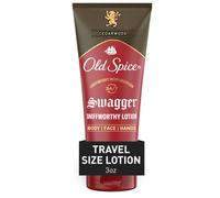 Old Spice Body Lotion for all skin types Travel Size 24/7 Lightweight Moisturization with Amazing Scent for Face Hand and Body Swagger Scent of Ced