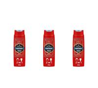 Old Spice Captain 2-in-1 Shower Gel 250ml - Pack of 3