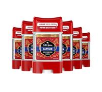 Old Spice Captain Antiperspirant & Deodorant Clear Gel Stick for Men 70ml, Perfume Quality Scent & 48H Dry and Fresh, Anti-White Mark Technology (pack of 6)