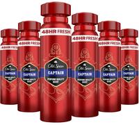 Old Spice Captain Deodorant Body Spray For Men 150 ml, 48H Fresh, 0 Percent...