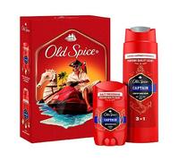 Old Spice Captain Gift Set For Men With Captain Deodorant Stick And Shower Gel, 24/7 Fressshhh With Daily Use, Long Lasting Perfume Quality Scent