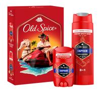 Old Spice Captain Gift Set for Men with Captain Deodorant Stick and Shower Gel, 24/7 Fressshhh with