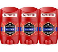 Old Spice Captain Men’s Deodorant Stick Long-Lasting Fresh 50ml (Pack Of 3)