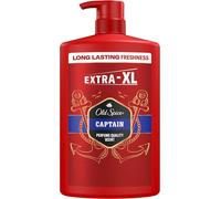 Old Spice Captain Men’s Shower Gel & Shampoo 1000ml, Multi-Use 3-in-1 Body-Hair-