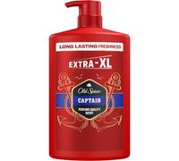Old Spice Captain Men’s Shower Gel & Shampoo, 1000ml. Multi-Use 3-in-1 Body-Hair-Face Wash, Long Lasting Freshness.