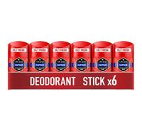 Old Spice Captain Men's Deodorant Stick 6x50ml. Long Lasting Odour Protection, 0% Aluminium Salts, Invisible On Black & White.