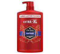 Old Spice Captain Shower Gel & Shampoo For Men 1000 ml, 3-in-1 Body-Hair-Face Wash, Long-lasting Fresh