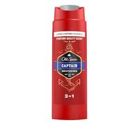Old Spice Captain Shower Gel & Shampoo For Men 400 ml, 3-in-1, Long-lasting Fresh