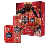 Old Spice Captain Gift Set For Men With Captain Deodorant Stick And Shower Gel, 24/7 Fressshhh With Daily Use, Long Lasting Perfume Quality Scent