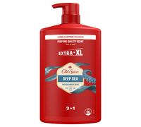 Old Spice Deep Sea Men’s Shower Gel & Shampoo 1000ml, Multi-Use 3-in-1 Body-Hair-Face Wash, Long Lasting Freshness, Perfume Quality Scent, Deep Cleansing