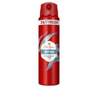 Old Spice Deep Sea Men’s Deodorant Body Spray 200ml, 24/7 Fressshhh with Daily Use, Long Lasting Perfume Quality Scent, Odour Protection, 0% Aluminium Salts, Invisible on Black & White
