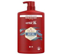 Old Spice Deep Sea Men’s Shower Gel & Shampoo 1000ml, Multi-Use 3-in-1 Body-Hair-Face Wash, Long Lasting Freshness, Perfume Quality Scent, Deep Cleansing
