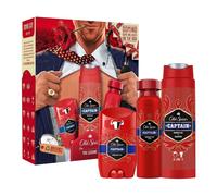Old Spice Urban Traveller Gift Set With Captain Deodorant Stick, Spray, Shower Gel, 24/7 Fressshhh With Daily Use, Long Lasting Perfume Quality Scent