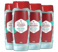 Old Spice Hydro Body Wash for Men, Pure Sport Plus Scent, Hardest Working Collection, 16.0 oz (Pack of 4)