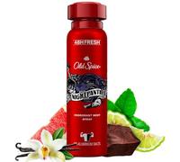Old Spice Night Panther Deodorant Body Spray for Men, 48 Hours Freshness, 0% Aluminium Salts, No White Residue and Yellow Spots, 150 ml