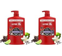 Old Spice Night Panther Shower Gel & Shampoo 1000ml (Pack of 2)