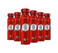 Old Spice Original Deodorant Body Spray For Men 150 ml x 6, 48H Fresh, 0% Aluminium Salts, Anti-White Marks and Yellow Stains
