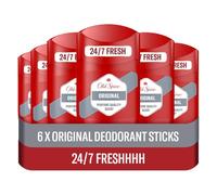 Old Spice Original Deodorant Stick 50ml (Pack of 6) | 24/7 freshness, long-lasting perfume scent, odour protection, 0% Aluminium Salts, invisible on clothes
