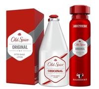 Original Men Gift Set Bundle with Old Spice Aftershave Lotion Original 100ml and Original Deodorant Body Spray 150ml