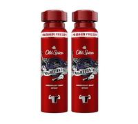 Old Spice Original Night Panther Deodorant Body Spray For Men 150 ml, 48H Freshness, Invisible on Black & White, Pack of 2
