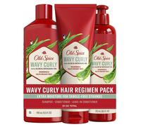 Old Spice Shampoo Conditioner and Leave-in Conditioner Set for Men Wavy Curly Hair Regimen Bundle