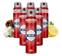 Old Spice Sport Power Mens Antiperspirant Deodorant Spray, 24/7 Anti Perspirant for Men, Deodrant VALUE PACK, Long Lasting Perfume Quality Scent 6x150ml