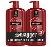Old Spice Swagger 2-in-1 Shampoo and Conditioner Set for Men Cedarwood Lime Scent Get Up To 80% Fuller-Looking Hair Barbershop Quality 29.2 F