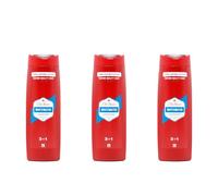Old Spice Whitewater 3 In 1 Body Hair Face Wash Clean Watery Scent 400ml