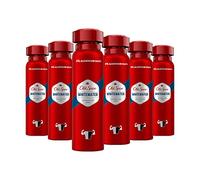 Old Spice Whitewater Deodorant Body Spray | Pack of 6 (6 x 150 ml) | Deodorant Spray Without Aluminium for Men | Men's Deodorant with Long-lasting Fragrance