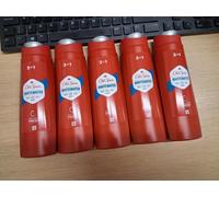Old Spice Whitewater Shower Gel 3 in 1 Body Hair Face Wash 250ml X5 JUST £16.99