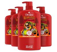 Old Spice Wild Bearglove Scent Body Wash for Men, 30.0 Fluid Ounce (Pack of 4)