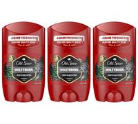 Old Spice Wolfthorn Deodorant Solid Stick For Men 3x50ml Perfume Quality Scent