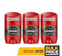 Old Spice Wolfthorn Deodorant Stick 48H Odor Protection Citrus Wood 50ml 3-Pack