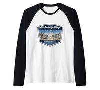 Old Sturbridge Village Massachusetts Historic Town Vintage Raglan Baseball Tee